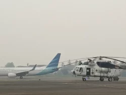 Walau Kabut Asap Semakin Meningkat, Penerbangan di Bandara Jambi Aman Tidak Ada Gangguan