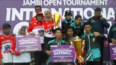 Sumut Raih Juara Umum Pada Turnamen Gateball Gubernur Cup III Jambi